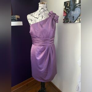 7 for $30 Davids Bridal One Shoulder Dress Style 84333